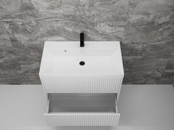 Купить Тумба под умывальник Symbolite Стокгольм 80 Classic Push 2 ящика в Минске