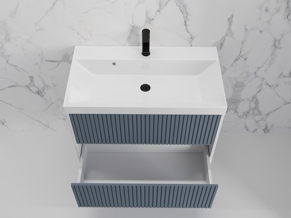 Купить Тумба под умывальник Symbolite Стокгольм 80 Classic Push 2 ящика в Минске