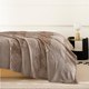 Плед Karven Фланель Евро / PL008 SOLID EMBOSS v6/Coffee - 
