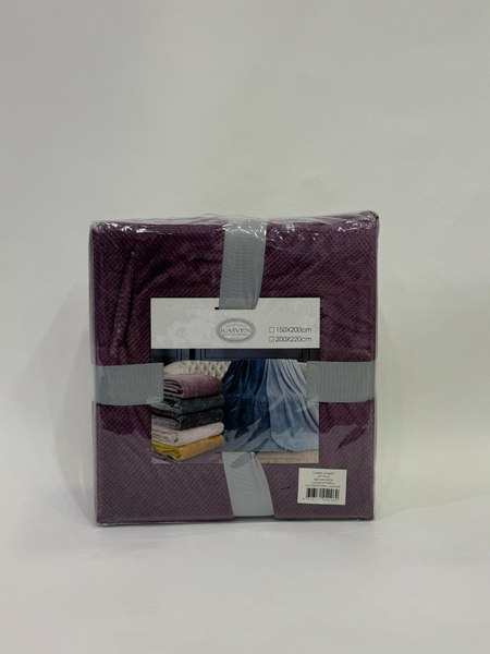 Плед Karven Фланель 1.5сп / PL009 PRINT JACQAURD v6 Purple