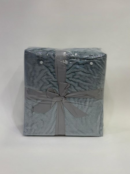 Плед Karven Фланель 1.5сп / PL009 PRINT JACQAURD v7 Blue