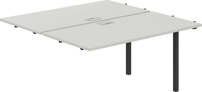 Комплект столов модульных Norden 280х143.8х75 / SG.215.SH.44.AN (антрацит/серый бархат) - 