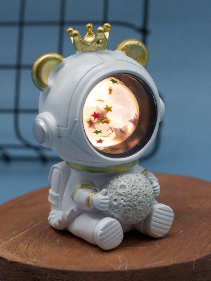 Ночник ILikeGift Ears ball gray / 9018-36A — фото 6