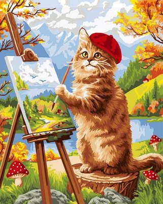 

Картина по номерам, Маленький художник / H198