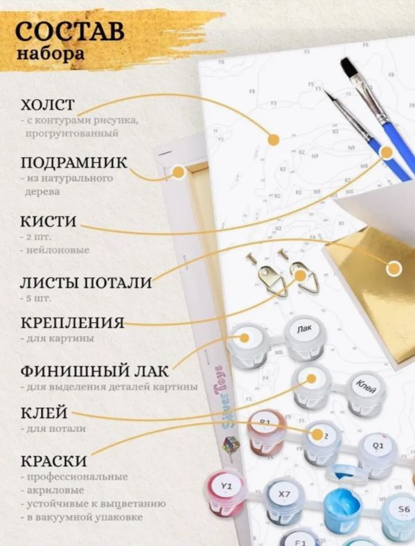 Картина по номерам ILikeGift Белые цветы и бабочки / BHR0573 — фото 3