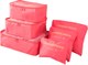 Набор органайзеров ILikeGift Laundry pouch / 133-019 (6шт, красный) - 