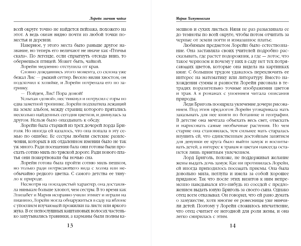 Художественная книга Эксмо Лорейн значит чайка, твердая обложка (Хомутовская Марния) — фото 6