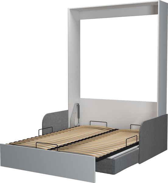 Шкаф-кровать трансформер Макс Стайл Studio Sofa 140x200x18 Egger (белый классический W960 ST7)