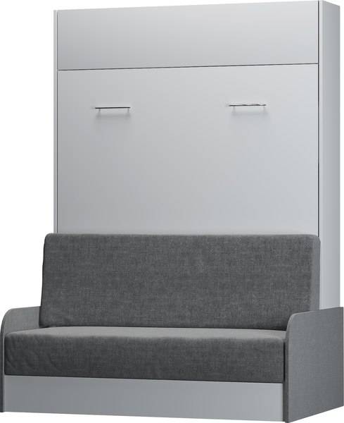 Шкаф-кровать трансформер Макс Стайл Studio Sofa 140x200x18 Egger (белый классический W960 ST7)