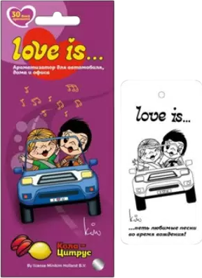 

Ароматизатор автомобильный, Love Is / LI K 0012