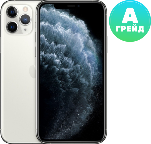 Смартфон восстановленный Apple iPhone 11 Pro 256GB Flip Грейд А (серебристый)