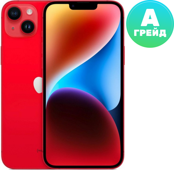 Смартфон восстановленный Apple iPhone 14 128GB Flip Грейд А (красный)