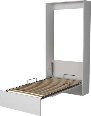 Шкаф-кровать трансформер Макс Стайл Dynamo 90x200x18 Egger (белый классический W960 ST7) - 