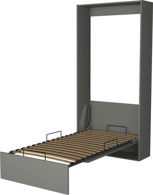 Шкаф-кровать трансформер Макс Стайл Dynamo 90x200x18 Egger (серый асфальт U732 ST9) - 
