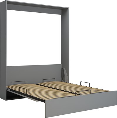 Шкаф-кровать трансформер Макс Стайл Dynamo 140x200x18 Egger (серый асфальт U732 ST9) - 