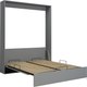 Шкаф-кровать трансформер Макс Стайл Dynamo 140x200x18 Egger (серый асфальт U732 ST9) - 