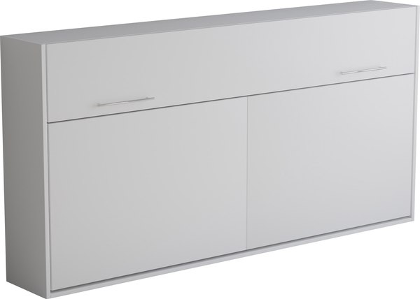 Шкаф-кровать трансформер Макс Стайл TNT 90x200x18 Egger (белый классический W960 ST7)