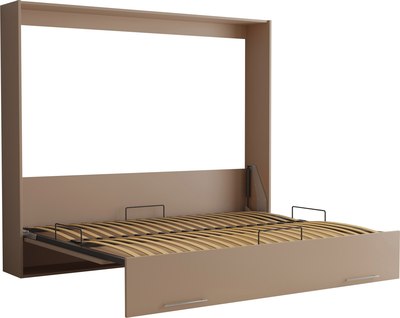 Шкаф-кровать трансформер Макс Стайл TNT 140x200x18 Egger (миндаль бежевый U211 ST9) - 