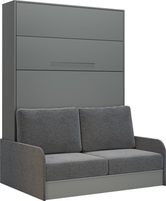 Комплект мебели трансформер Макс Стайл Practice Sofa 140x200x18 Egger (серый асфальт U732 ST9) - 
