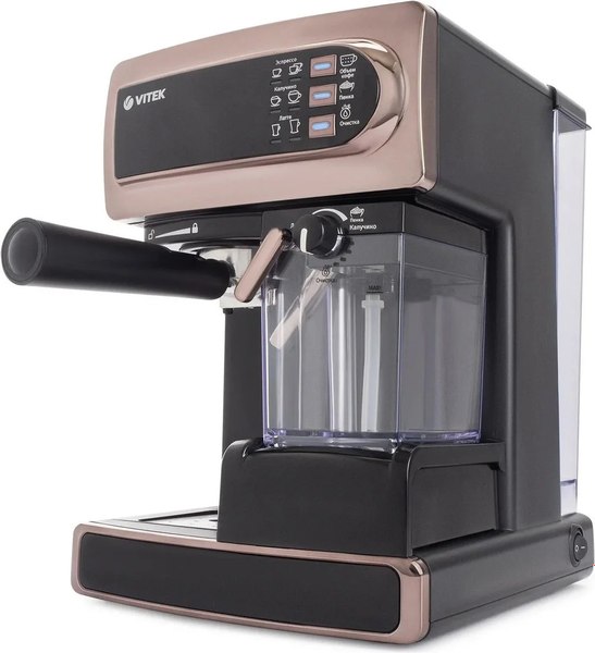 Купить Кофеварка эспрессо Vitek VT-1517 GD в Молодечно