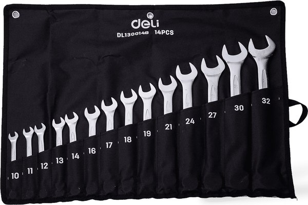 Набор ключей Deli EDL130014B