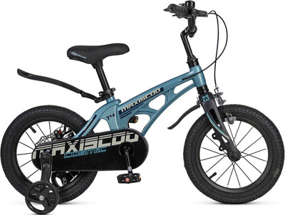 Детский велосипед Maxiscoo Cosmic Стандарт Плюс 14 2025 / MSC-C1444 (стальной синий) -