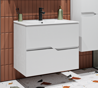 Тумба под умывальник Runo Палермо 80 (подвесная) -