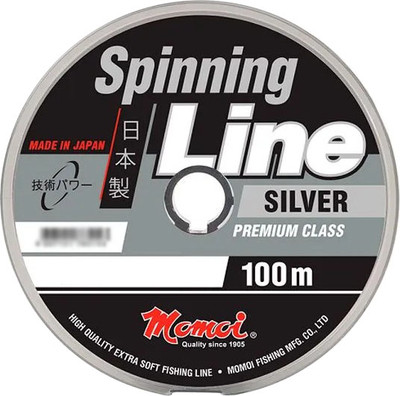 Леска монофильная Momoi Spininng line 0.22мм (100м, серебристый) - 