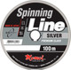 Леска монофильная Momoi Spininng line 0.25мм (100м, серебристый) - 