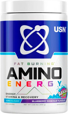 Комплексные аминокислоты USN Amino Energy (300 грамм, черничная газировка) -