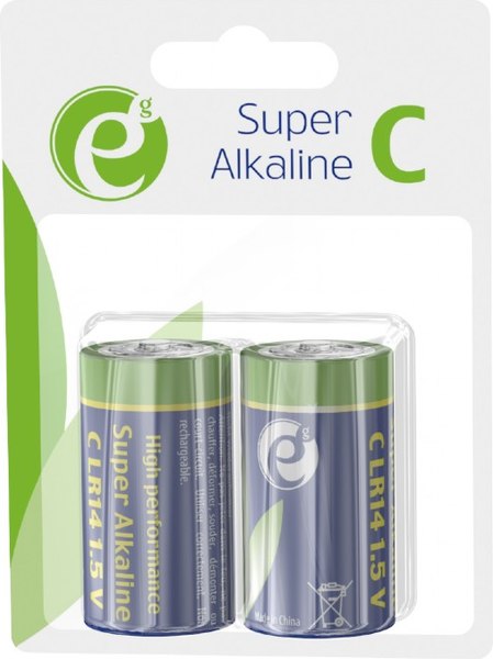Комплект батареек EnerGenie Alkaline EG-BA-LR14-01 (2шт)