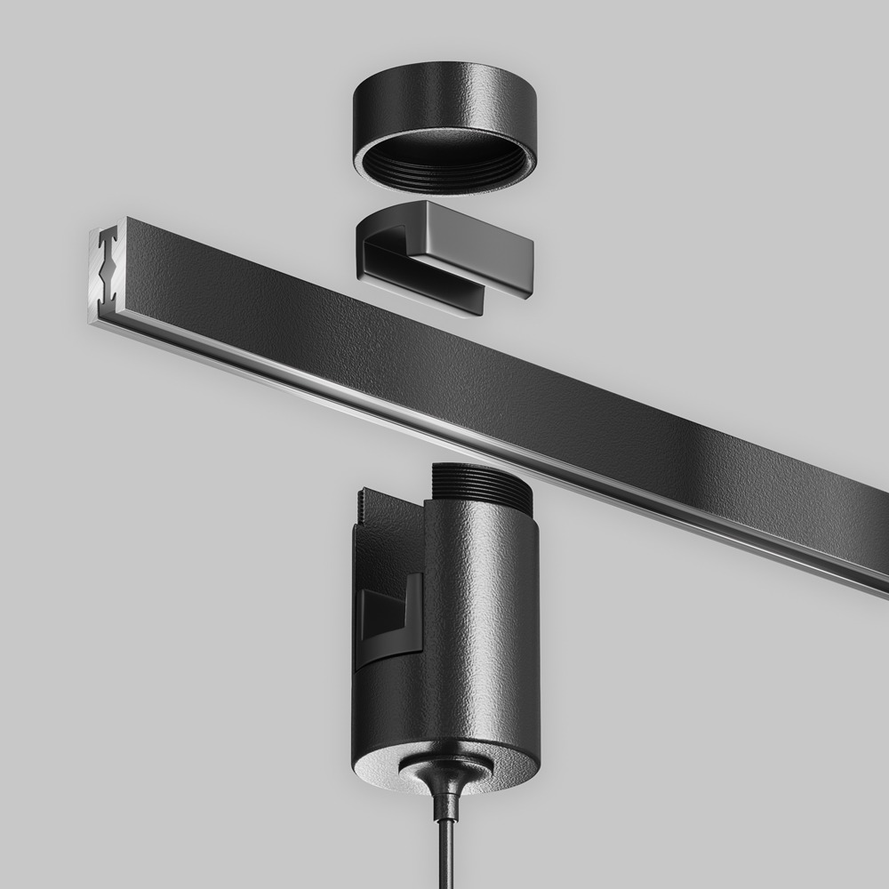 Трековый светильник Maytoni Focus Led Flarity TR156-1-5W4K-B — фото 4