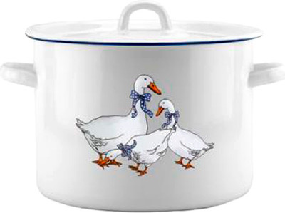 Кастрюля СтальЭмаль Гуси 01-1615н/4 - 