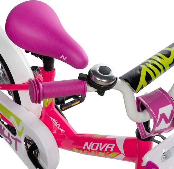 Детский велосипед Novatrack Twist 14 / 141TWIST.PN5 (розовый, разобранный, в коробке)