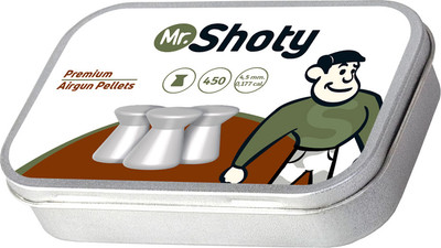Пульки для пневматики Mr. Shoty Dome 4.5мм(.177) 0.53г (450шт) - 