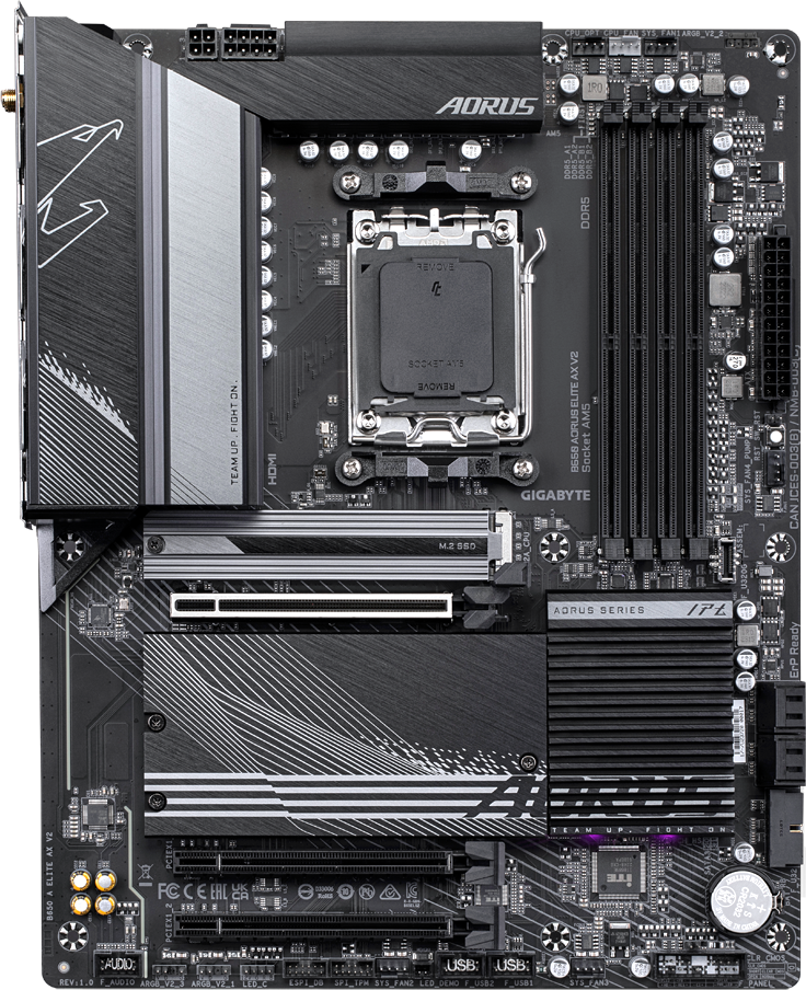Материнская плата Gigabyte B650 Aorus Elite AX V2 rev.1.1
