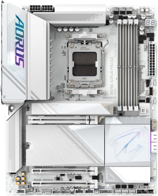 Материнская плата Gigabyte X870E Aorus Pro Ice - 
