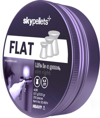 Пульки для пневматики Skypellets Flat Heavy 4.5мм(.177) 0.53г (200шт) - 