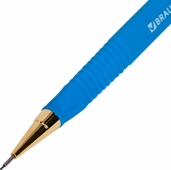 Механический карандаш Brauberg Extra Gold. С набором грифелей / 181964
