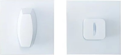 Ручка дверная Trodos BK 03 slim (белый) - 