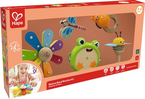 Развивающий игровой набор Hape Мои первые музыкальные инструменты / E0639_HP