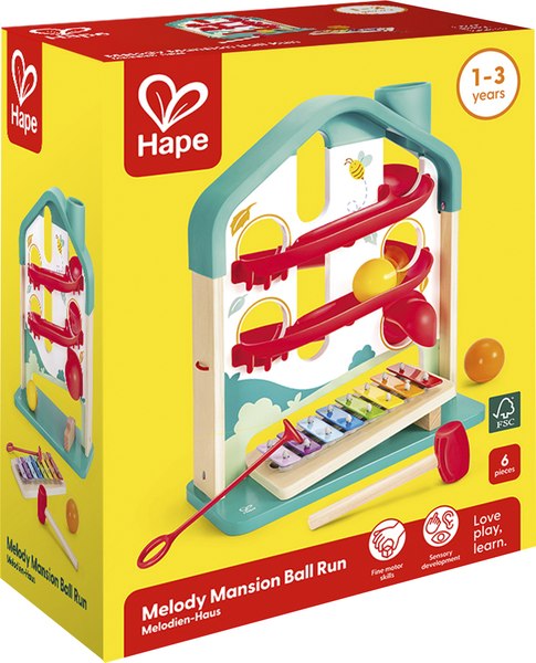 Развивающий игровой набор Hape Горка для шариков / E0512_HP