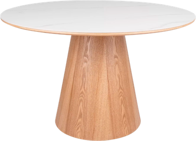 Обеденный стол Signal Angel Ceramic 120 (белый/дуб) - 