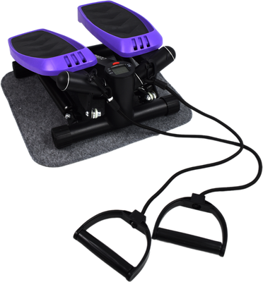 Министеппер Calviano 101 (фиолетовый, с эспандерами и ковриком) - 