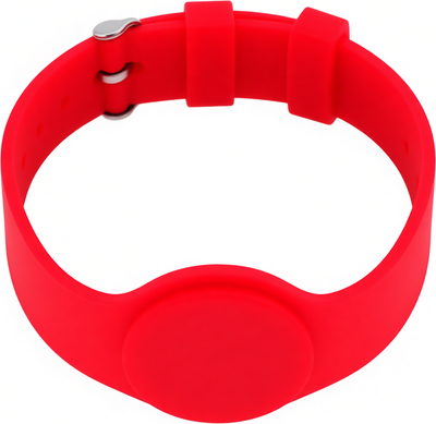 Браслет доступа Tantos Proximity EM-Marine 125 кГц (красный, с застежкой) - 