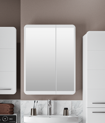 

Шкаф с зеркалом для ванной, Эрика 60