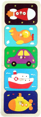 

Развивающая игрушка Крона, Вкладыши. Транспорт / 143-068