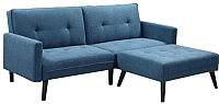 Комплект мягкой мебели Halmar Corner (синий) - 