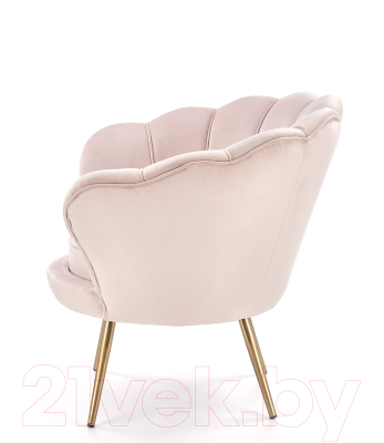 Кресло мягкое Halmar Amorino (светло-розовый)