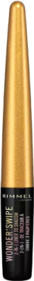 

Подводка для глаз жидкая Rimmel, Золотистый, Wonder Swipe 2 в 1 тон 002